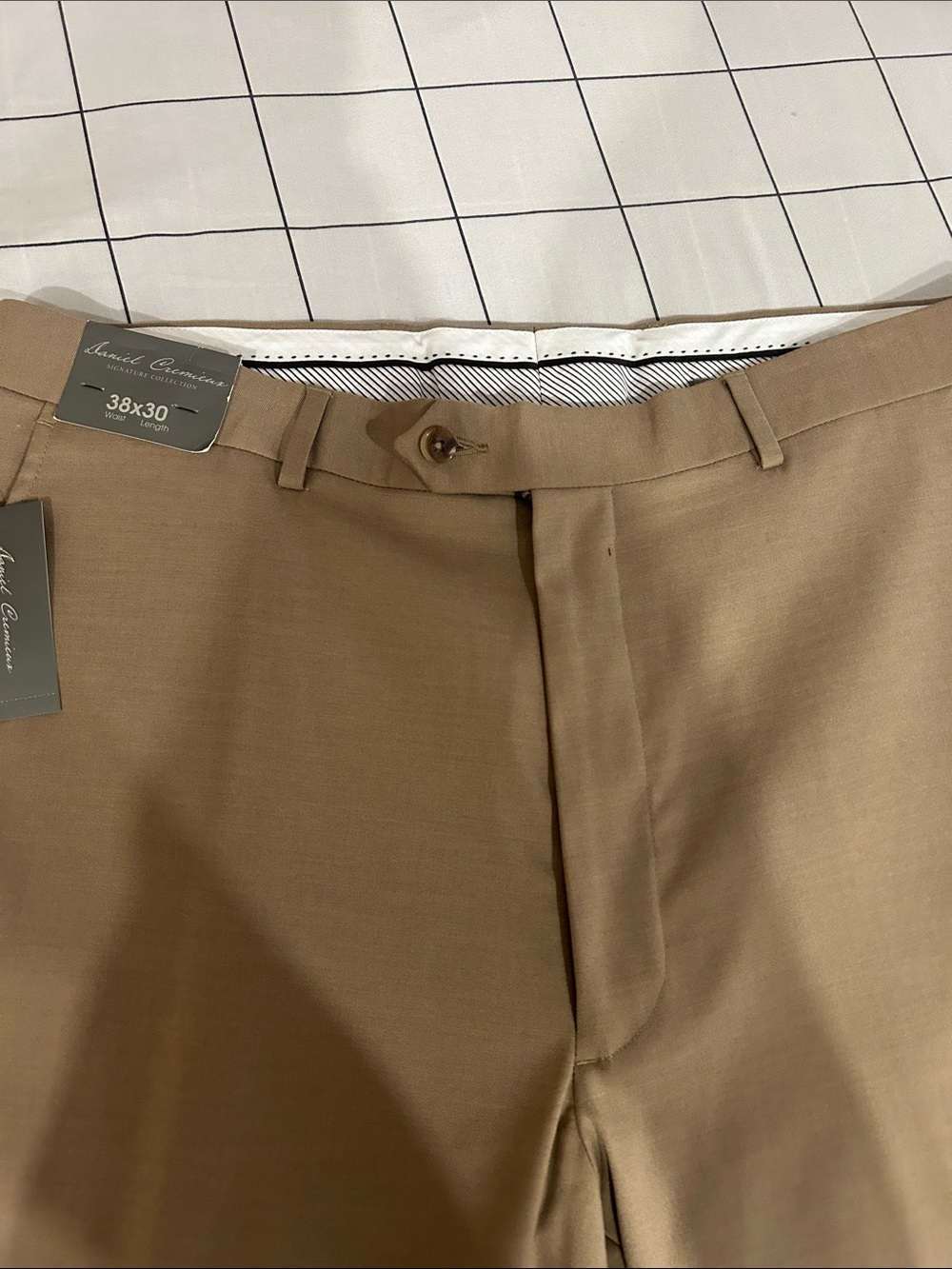 Daniel Cremieux Men's Tan Dress Pants Brand New with Tags